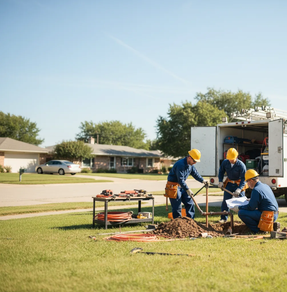 Sewer Line Repair in White Oak, TX